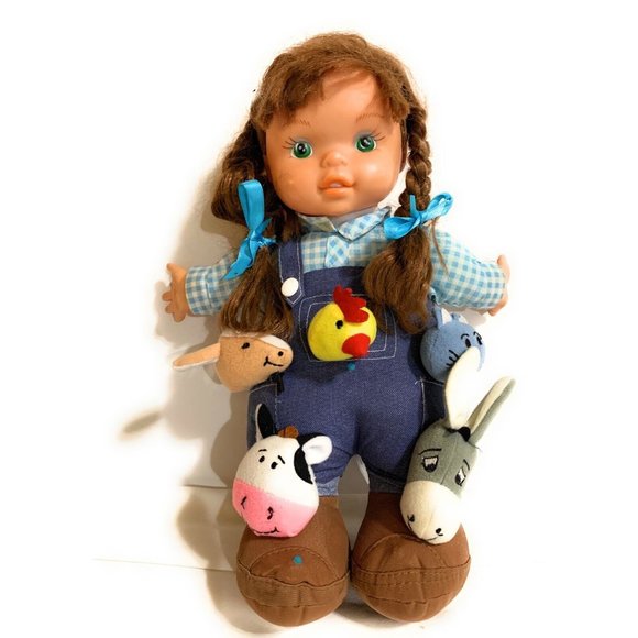LOVEE Toys Lovee Toy Company Doll Farmer Girl With Farm Talking